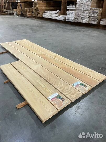 Террасная/Палубная доска из Сибирской Лиственницы
