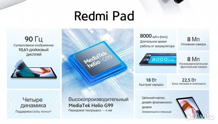 Xiaomi Redmi Pad 4/128Gb