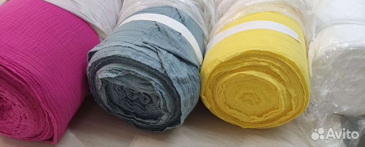 Ткань муслин жатка 2х слойный