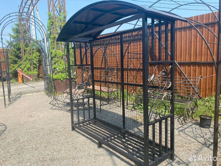 Дровник для дачи Дровница уличная Поленницы