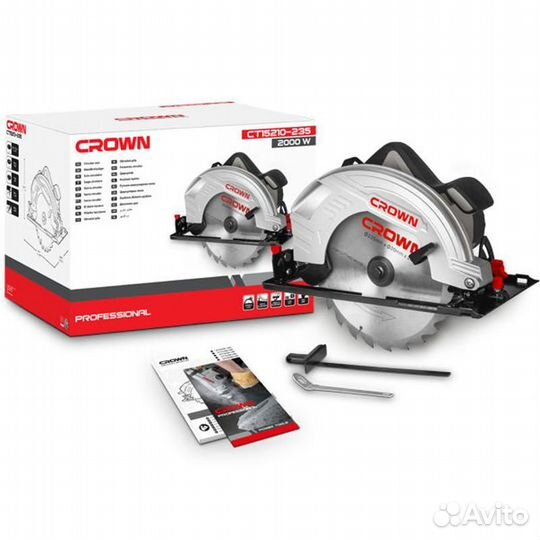 Дисковая пила Crown CT15210-235