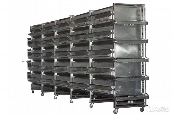 Клетка для перепелов с системой пометоудаления