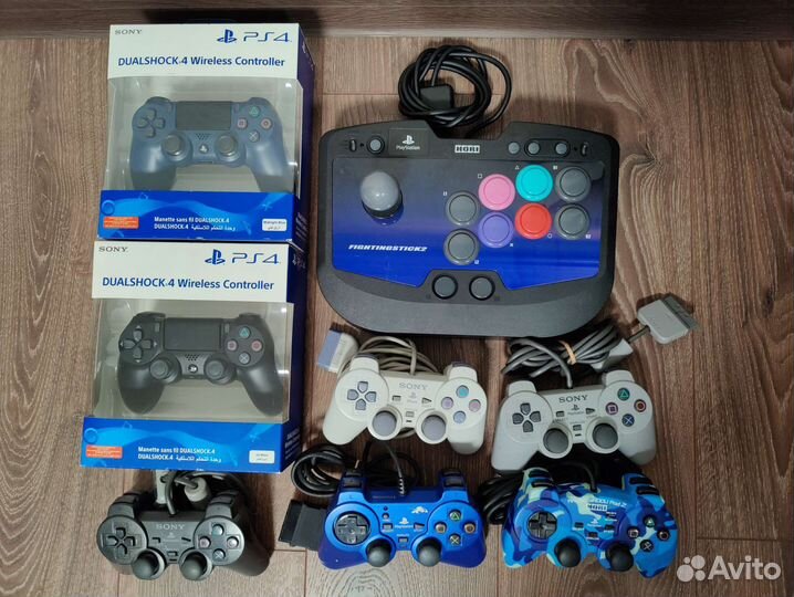 Джойстики PS1, PS2, PS3, PS4, Аркадные