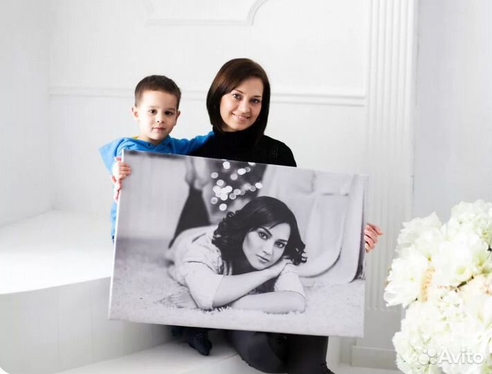 Портрет по фото 50на70 см