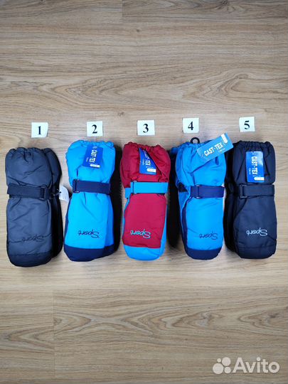 Варежки краги детские 6-8 лет