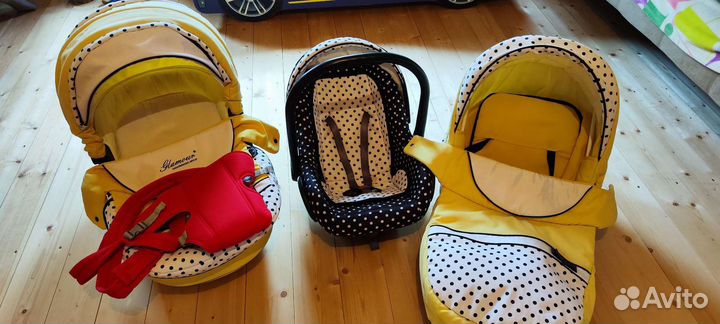 Коляска 3 в 1 dada paradiso