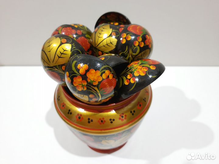 Набор ложки и ваза 