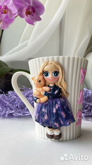 Подарок девочке дочке кружка портрет