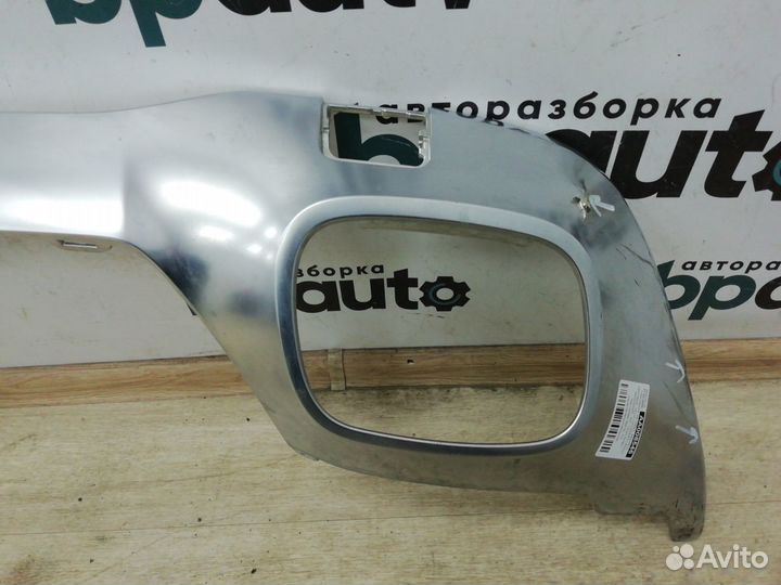 Накладка на юбку заднего бампера хром A1568851400