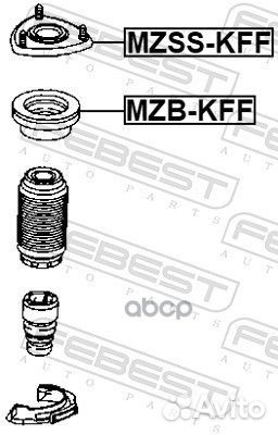 Опора переднего амортизатора mzss-KFF Febest