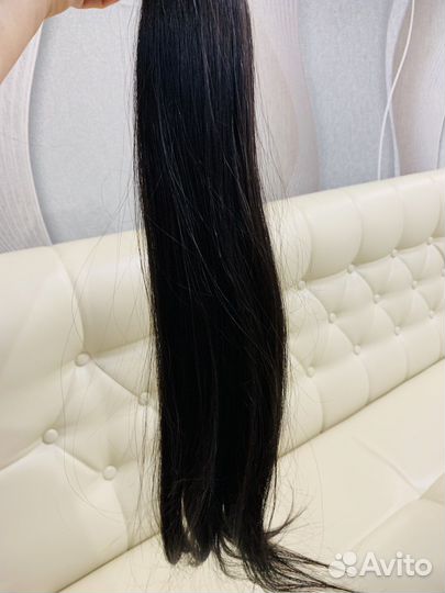 Волосы для наращивания натуральные 65 см