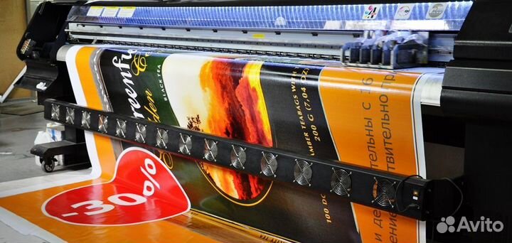 Широкоформатная печать (баннер, плёнка, сетка)