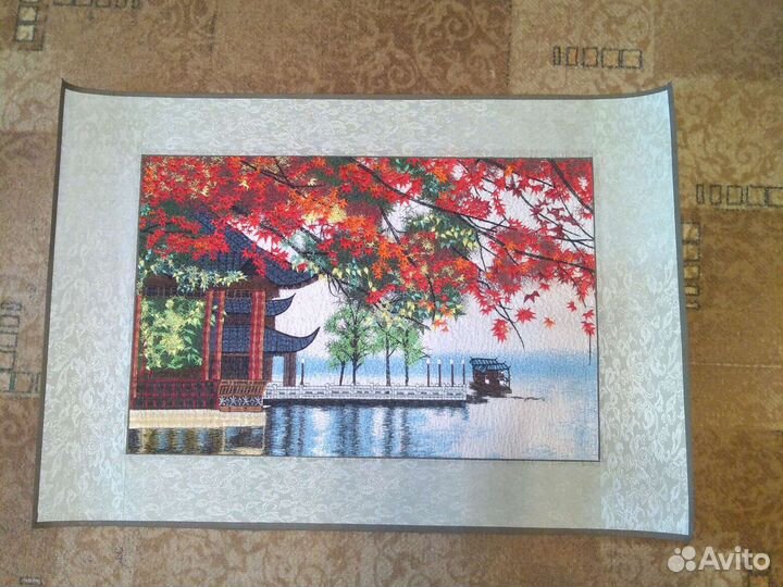 Картина нитками Китай