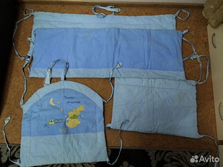 Бортики в детскую кроватку бу