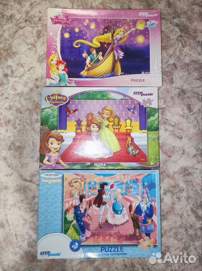 Пазлы 500, 1000 элементов