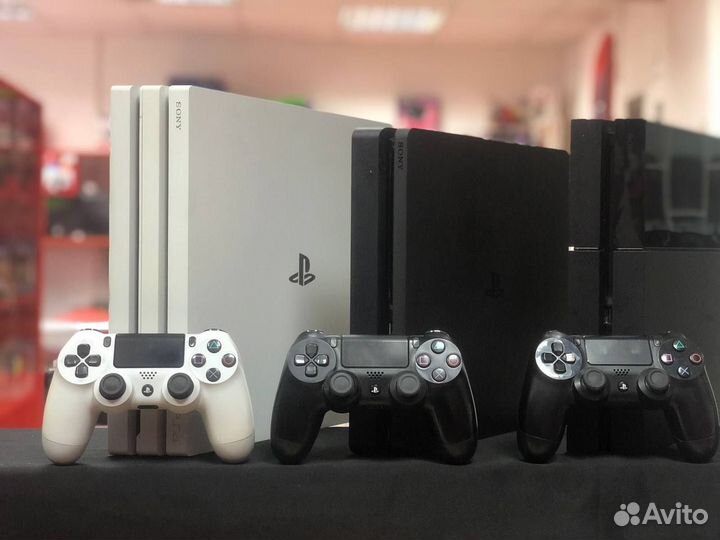 Приставки PlayStation 4 Прошитые 9.00 С играми