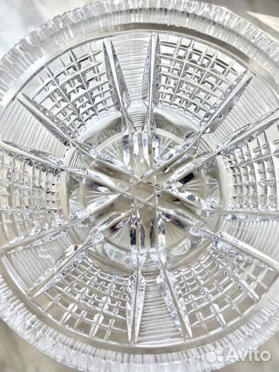 Ваза для фруктов хрусталь