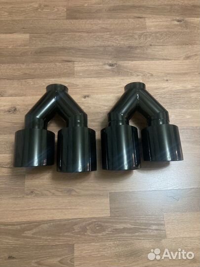 Насадки двойные черные E2-108SBR / E2-108SBL