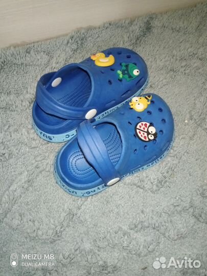 Резиновые сабо шлепки 20 р