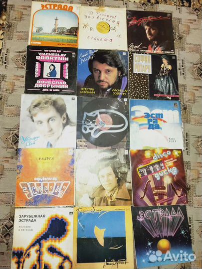 Виниловые пластинки разных исполнителей