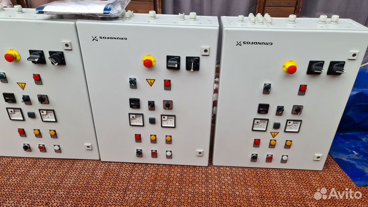 Шкафы управления Насосом Grundfos Control 4квт
