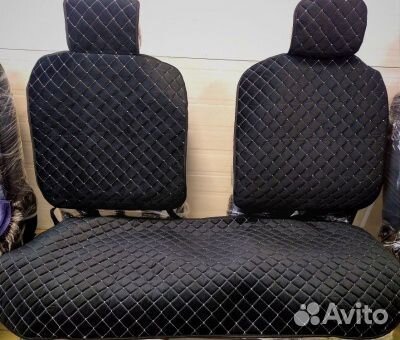 Накидка на сидения задний ряд, велюр ромб