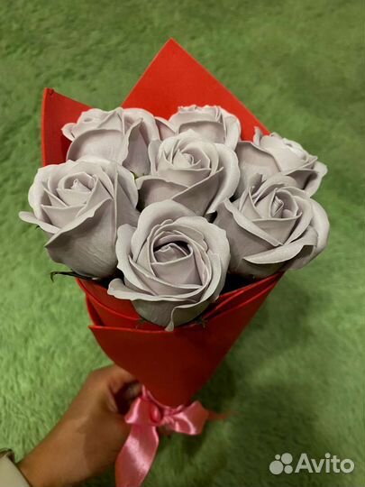 Букет из мыльных роз к 1 сентября