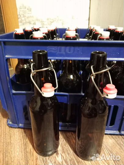 Стеклянная бутылка 0 5