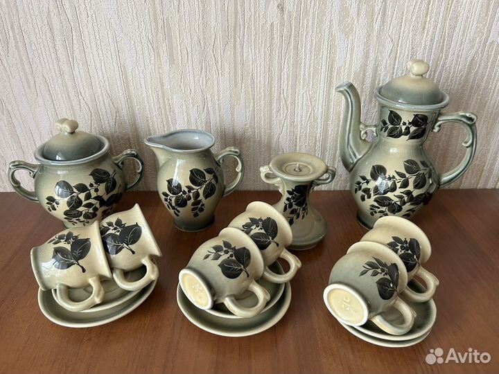 Кофейный керамический сервис