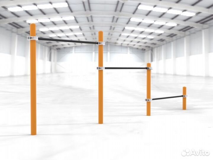 Перекладины для отжимания и подтягивания Воркаут Pioner A16856