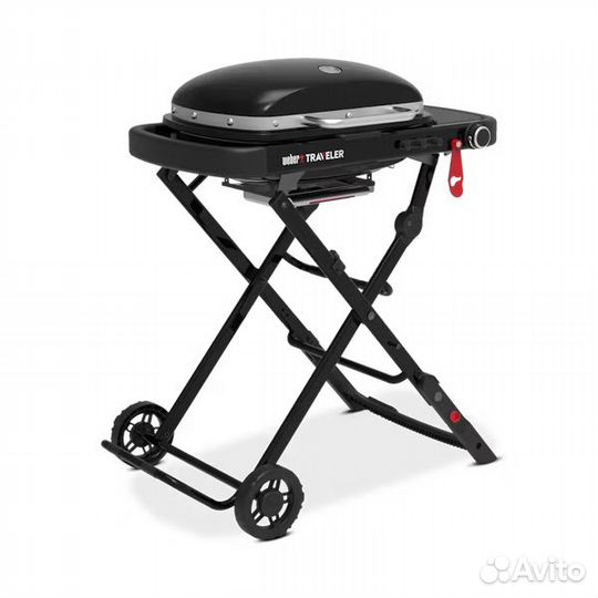 Гриль газовый weber traveler compact черный