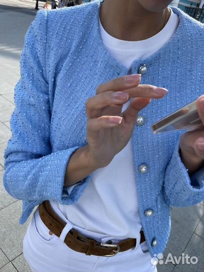 Твидовый жакет