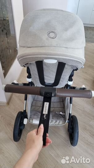 Коляска bugaboo 2 в 1 + автокресло nuna + база