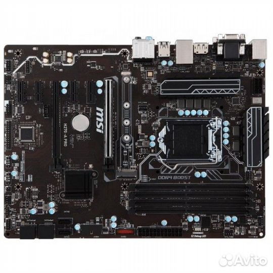 Материнская плата бу MSI H270-A PRO (Socket 1151