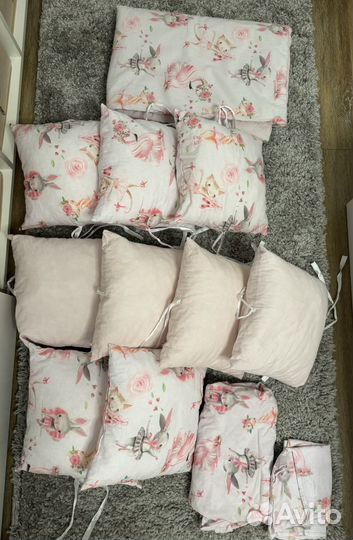 Комплект в детскую кроватку бортики