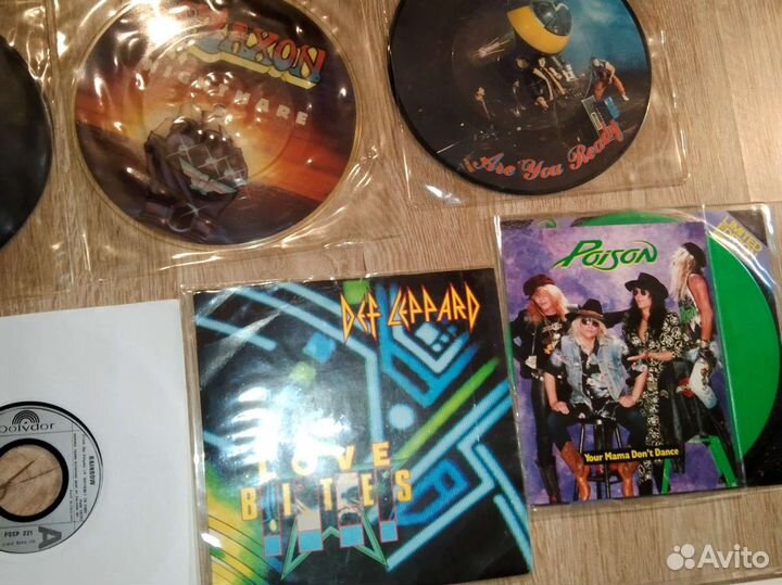 Винил Saxon Marillion Fish Poison heavy hard rock