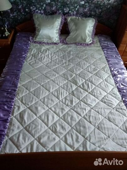 Покрывало на кровать бу