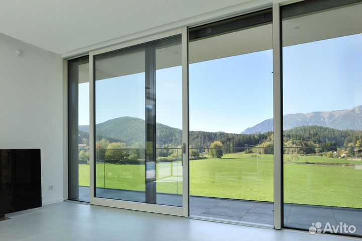 Алюминиевые раздвижные окна на балкон