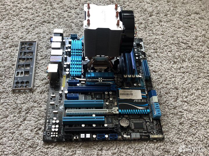 Мат. Плата asus p8p67 + i7 2600k + 8gb ddr3