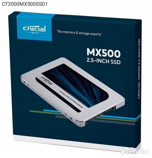 CT2000MX500SSD1, Диск SSD Crucial MX500 2.5