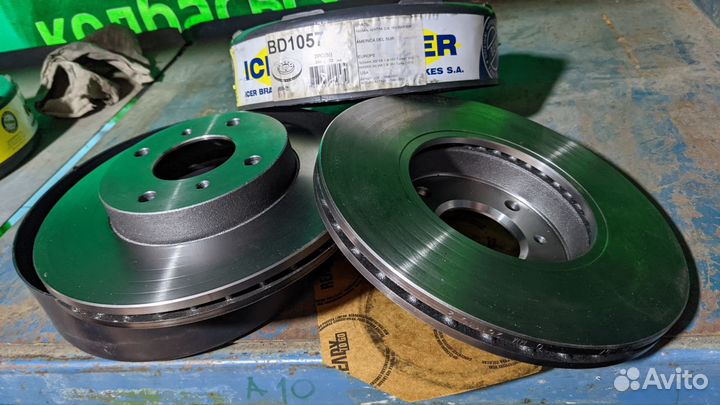 Тормозные диски передние 2 шт nissan primera II