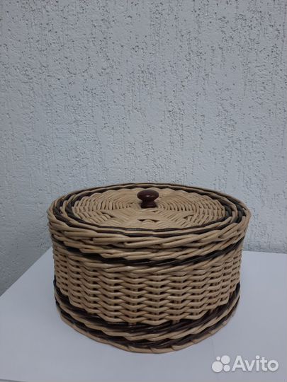 Корзина плетеная для хранения