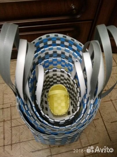 Корзина плетеная для дачников, грибников, ягоднико