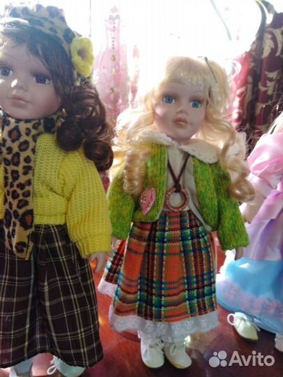 Фарфоровые куколки(малая часть) фото по запросу