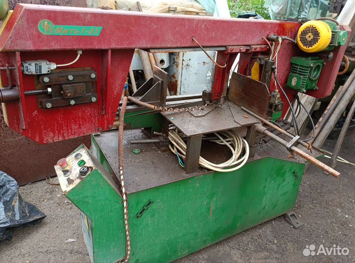 Ленточная пила по металлу бу мить 1-03