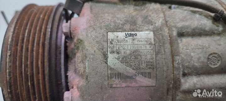 Компрессор кондиционера Nissan Serena 2011