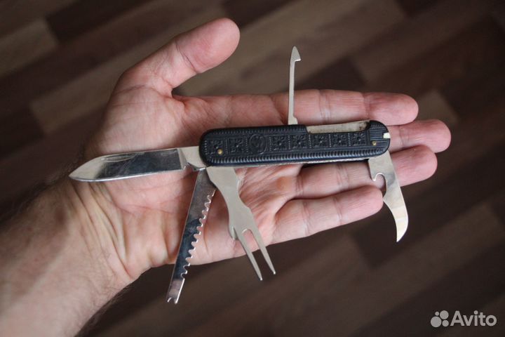 Нож складной туристический СССР. Хорошее состояние