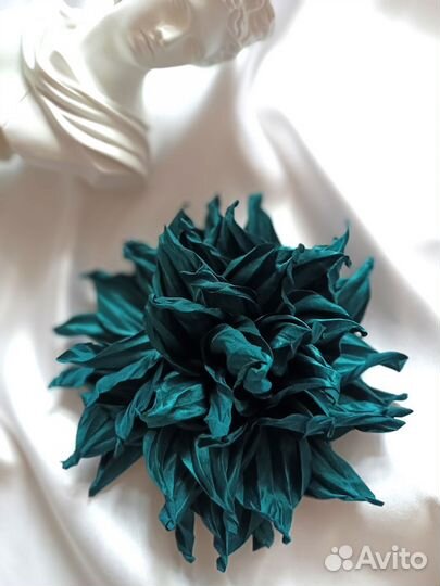 Брошь- цветок Георгин 18 см