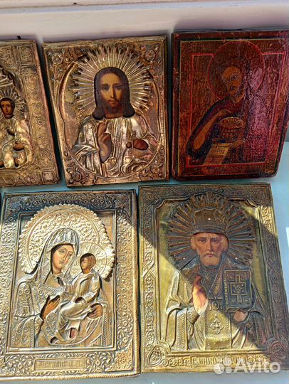 Старинные иконы 19 век (7шт)