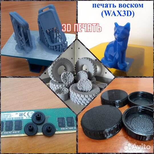 Высокоточная 3D печать моделирование сканирование